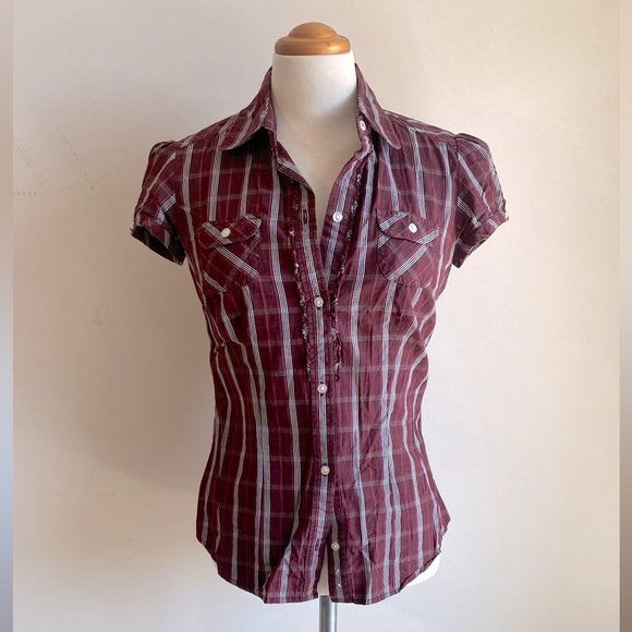 American Eagle Fitted Blouse - Picture 1 of 6